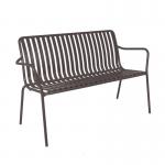Lark Two Seater Bench Aluminium Charcoal 1043436ND SF1041023