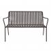 Lark Two Seater Bench Aluminium Charcoal 1043436ND SF1041023