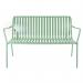 Lark Two Seater Bench Aluminium Fair Green 1043438ND SF1041025
