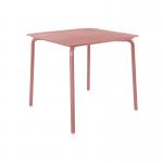 Lark Square Slatted Table Aluminium Brick Dust 1043446ND SF1041033