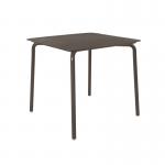Lark Square Slatted Table Aluminium Charcoal 1043448ND SF1041035