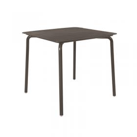 Lark Square Slatted Table Aluminium Charcoal 1043448ND SF1041035