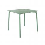 Lark Square Slatted Table Aluminium Fair Green 1043450ND SF1041037