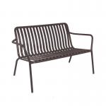 Lark Two Seater Low Bench Aluminium Charcoal 1043454ND SF1041041