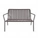 Lark Two Seater Low Bench Aluminium Charcoal 1043454ND SF1041041