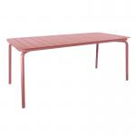 Lark Rectangular Slatted Table 1806mm Aluminium Brick Dust 1043458ND SF1041045