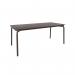 Lark Rectangular Slatted Table 1806mm Aluminium Charcoal 1043460ND SF1041047