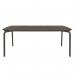 Lark Rectangular Slatted Table 1806mm Aluminium Charcoal 1043460ND SF1041047