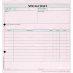 Custom Forms 3-Part Purchase Order White/Pink/Blue (Pack of 50) HCP03 SF16105