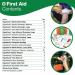 Safety First Aid Group Hiking and Camping First Aid Kit Orange KR202 SFA03789