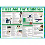 First Aid for Children Poster (A2, Laminated) A598