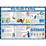 Site Health & Safety Guidance Poster, A2 (Laminated) A702