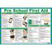 Pre-School First Aid Poster, A2 (Laminated) A711