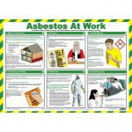 Asbestos at Work Guidance Poster, A2 (Laminated) A718
