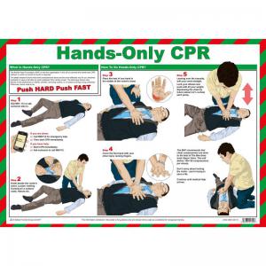 Safety First Aid Hands Only CPR A722