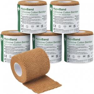 Safety First Aid HypaBand Cohesive Band. Tan MD D3643PK6