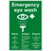 Emergency Eye Wash Sign E435
