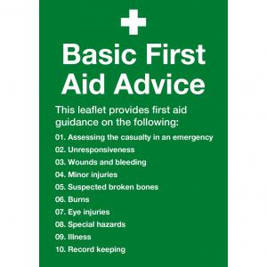 Safety First Aid First Aid Guidance Leaflet Q2191