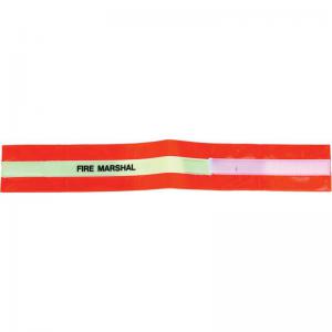Safety First Aid Fire Marshal Armband Hi-Vis Q2382