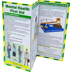 Safety First Aid Mental Health FirstAid Leaflet Q2876