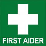 First Aider Helmet Sticker S3011PK10