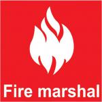 Fire Marshal Helmet Sticker S3012PK10