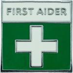 First Aider Badge Metal S3015