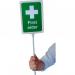 First Aider A5 Desk Sign SN0743
