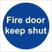 Fire Door Keep Shut Sign SS1002R