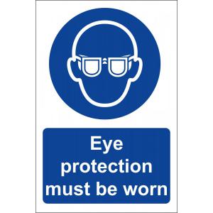 Safety First Aid Eye Protection Sign SS2002R