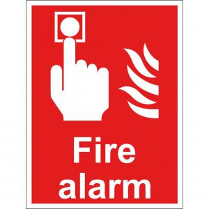 Safety First Aid Fire Alarm Sign SS6002R