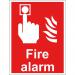Fire Alarm Sign SS6002R