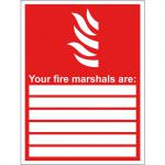 Your Fire Marshalls Are Sign SS6004R