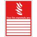 Your Fire Marshalls Are Sign SS6004R