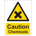 Caution Chemicals Sign SS7003S