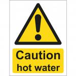 Caution Hot Water Sign SS7013S