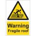 Waring Fragile Roof Sign SS7102R