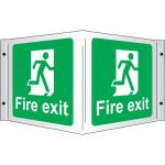 Fire Exit 3D Sign SS8003R