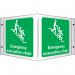 Evacuation Chair 3D Sign SS8034R