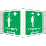 Emergency Shower 3D Sign SS8035R
