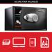 Master Lock Laptop Safe Electronic Lock Black 34 Litre X125mL SG00967