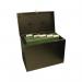 Cathedral Metal File Box Home Office A4 Black A4BK SG20001