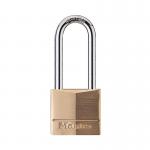 Master Lock 40mm Brass Padlock with 2 Keys Long Shackle 140EURDLH SG209297