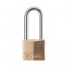 Master Lock 40mm Brass Padlock with 2 Keys Long Shackle 140EURDLH SG209297