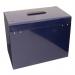 Cathedral Metal File Box Foolscap Home Office Blue HOBL SG33056