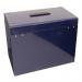 Cathedral Metal File Box Foolscap Home Office Blue HOBL SG33056