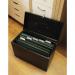 Cathedral Metal File Box Home Office Foolscap Black HOBK SG33100