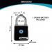 Master Lock Indoor Bluetooth Padlock Black 4400EUREC SG36521
