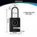 Master Lock Outdoor Bluetooth Padlock Black 4401EURLHEC SG36522