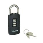 Master Lock Combi Padlock With Override Key Black 656EURDBLK SG94525